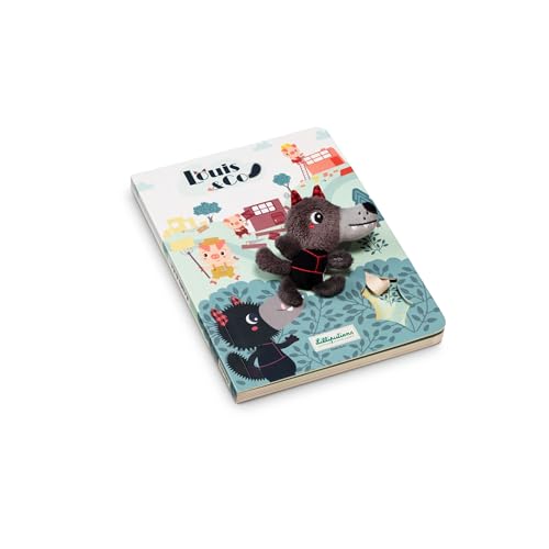 LILLIPUTIENS 83410 Buch mit Stoffpuppe für Kinder, Mehrfarbig von Lilliputiens