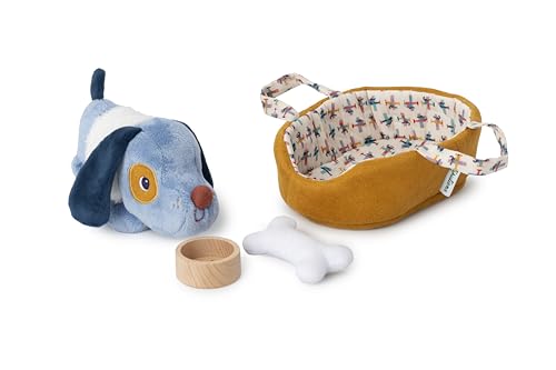 Lilliputiens - Plüschtier Jules le Chien et Son Panier - Schmusetuch Hund mit Korb und Zubehör - Elektronische Bellgeräusche - REGT die Fantasie an - Ab 12 Mt. Lilliputiens - Plüschtier Jules le Chien et Son Panier - Schmusetuch Hund mit Korb und Zubehör - Elektronische Bellgeräusche - REGT die Fantasie an - Ab 12 Mt. von Lilliputiens