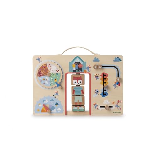 Lilliputiens - Lerntafel aus Holz - Lernen, Sich nach dem Wetter anzuziehen - Lernspiele - Motorische Entwicklung und Selbstständigkeit - Maße 31x20cm - Ab 2 Jahren Lilliputiens - Lerntafel aus Holz - Lernen, Sich nach dem Wetter anzuziehen - Lernspiele - Motorische Entwicklung und Selbstständigkeit - Maße 31x20cm - Ab 2 Jahren von Lilliputiens