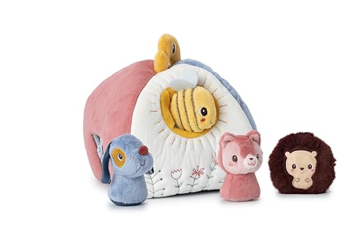 Lilliputiens - Stoff-Aktivitätshaus mit 4 Zubehörteilen für Babys - Lernspielzeug mit 4 Rasseln - 4 Sounds - Spiel mit Verstecken und Manipulation - 23cm hoch - Ab 9 Monate. Lilliputiens - Stoff-Aktivitätshaus mit 4 Zubehörteilen für Babys - Lernspielzeug mit 4 Rasseln - 4 Sounds - Spiel mit Verstecken und Manipulation - 23cm hoch - Ab 9 Monate. von Lilliputiens