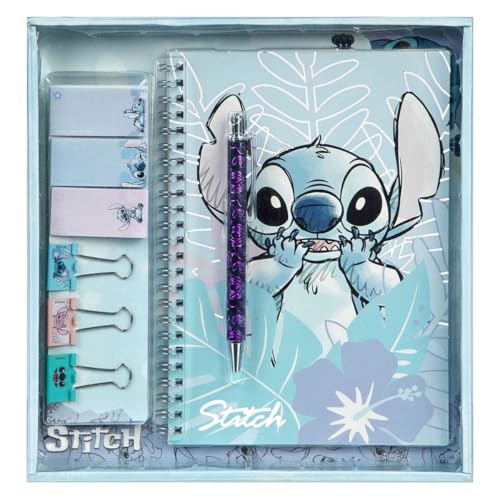 Undercover - Stitch Schreibwarenset - Geschenkset für Büro & Schule - FSC Papier - Kreativität, Schreibwaren von Lilo and Stitch