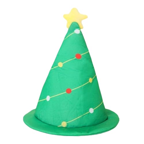 Lily Brown Tragbarer Weihnachts Weihnachtsbaum Kostümhut Mit Festival Ornament Bequem Passend Für Partys Zubehör Wohnaccessoire von Lily Brown