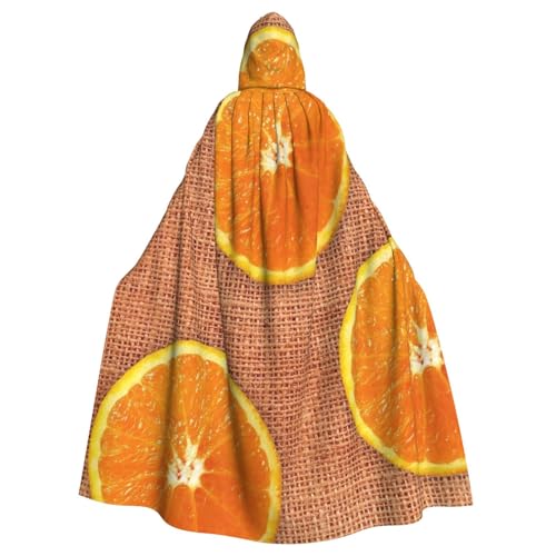 Lemons And Oranges Unisex Erwachsene Umhang Kapuzenumhang Halloween Cosplay Hexe Hood Robe Vampir Partys Kostüm von LimPac