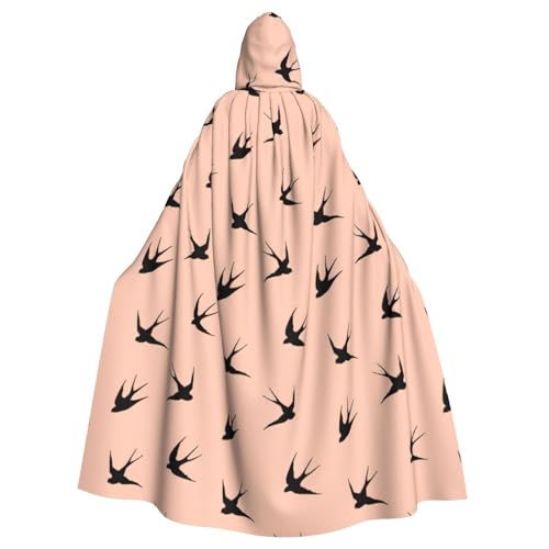 LimPac Cartoon Bird Unisex Erwachsene Umhang Kapuzenumhang Halloween Cosplay Hexe Kapuze Robe Vampir Partys Kostüm von LimPac