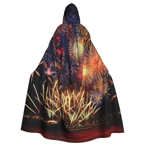 LimPac Fireworks Unisex Erwachsene Kapuzenumhang Cosplay Kostüm Hexenumhang Robe für Halloween Weihnachten Party von LimPac