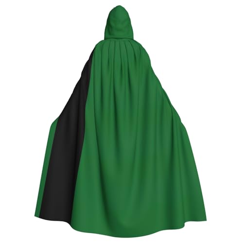 LimPac Flagge des Sultanats von Delhi Unisex Erwachsene Kapuzenumhang Cosplay Kostüm Hexenumhang Robe für Halloween Weihnachten Party von LimPac