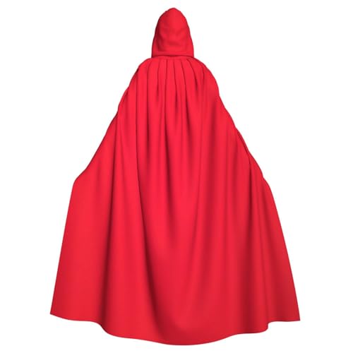 LimPac Roter Streifen Unisex Erwachsene Umhang Kapuzenumhang Halloween Cosplay Hexe Kapuze Robe Vampir Partys Kostüm von LimPac