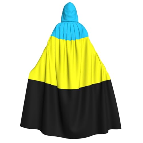 LimPac Umhang mit Kapuze für Erwachsene, Motiv: Flagge des Sultanats Burongan, Halloween, Unisex, Cosplay, Vampir-Party, Hexenhaube, Robe von LimPac