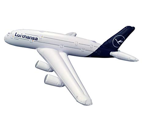 Limox Aufblasbares Flugzeugmodell Airbus A380 Lufthansa Neue LACKIERUNG! A380 Lufthansa Inflatable Plane von Limox