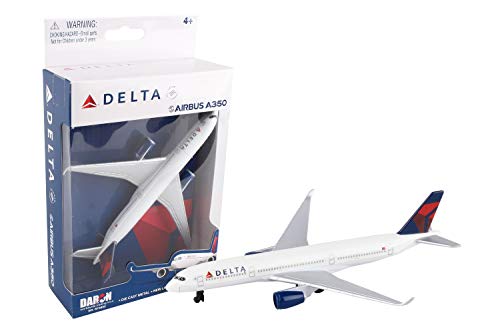 Delta Air Lines Spielzeug Flugzeug Miniaturmodell aus Metall und Kunststoff für Kinder von Limox