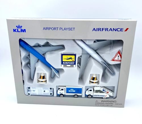 Limox Flugzeug Spielzeug Set Flughafen KLM/Air France für Kinder von Limox