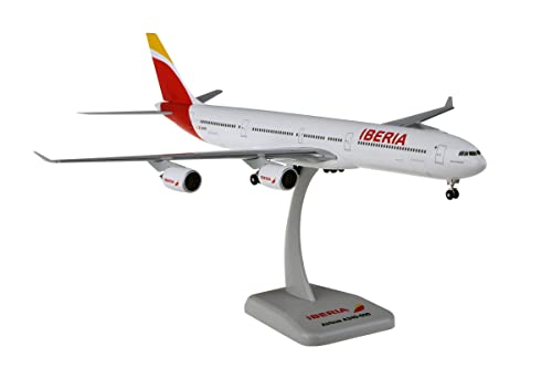 Limox Airbus A340-600 Iberia New Livery EC-KZI Scale 1:200 Fertigmodell Flugzeug Flugzeugmodell Modellflugzeug für Erwachsene Modellbauer Hobbyisten und Sammler (Altersgruppe 10+) Unisex 3+ von Limox