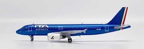 Limox Airbus A320-200 ITA Ei-DSY 1:400 Metall-Modellflugzeug für Sammler und Hobbyisten, Weiß, 9 x 9 x 5 cm, mit Fahrwerk, Erwachsene von Limox