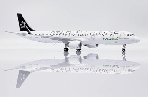 Limox JC Wings Airbus A321 Eva Air Star Alliance B16206 1:200 Modellflugzeug von Limox