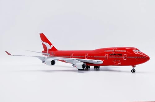 Limox JC Wings Boeing 747-400 Qantas All Red Flaps Down VH-OEJ 1:200 Modellflugzeug von Limox