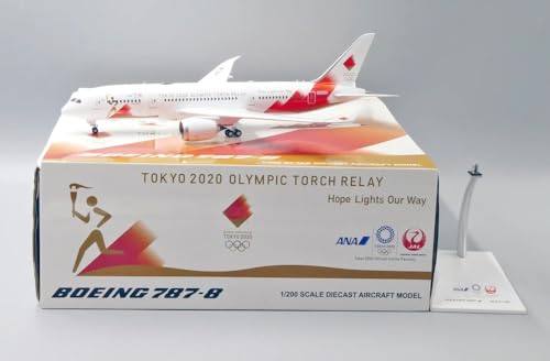 Limox JC Wings Boeing 787-8 Torch Relay JA837J 1:200 Modellflugzeug von Limox