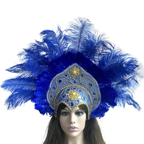 Limtula 20er Jahre Flapper Haarband für Karneval, Party, Festival, Requisiten, Federstrass, Haarband, Cosplay, Kopfbedeckung für Themenveranstaltungen von Limtula