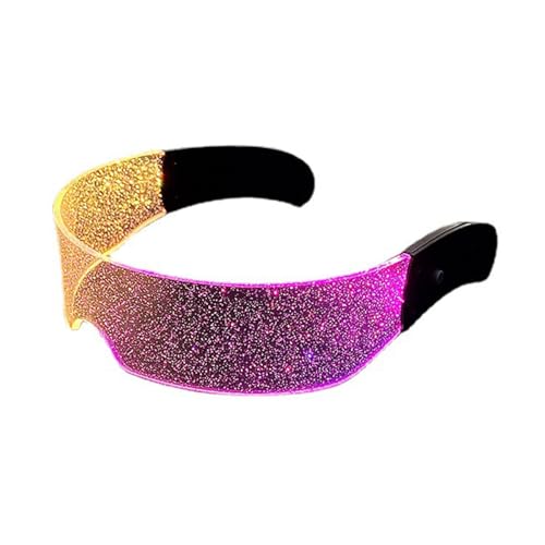 Limtula 7 Farben LED Gläser Leuchten Leuchtende Sonnenbrille Neons Partybrille Für Nachtclub Weihnachten Halloween Dekoration von Limtula