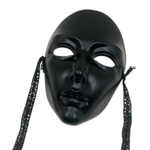 Limtula Bemalbares Gesicht, Vollgesichtsmaskerade, Halloween, Cosplay, für Damen, Herren, Maskerade, Halloween-Party von Limtula