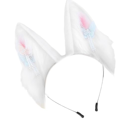 Limtula Bunnies Ohren Stirnbänder Pelzige Kaninchen Stirnband Haarzubehör Kaninchen Kopfbedeckkostüm Für Frauen Kostüm Limtula Bunnies Ohren Stirnbänder Pelzige Kaninchen Stirnband Haarzubehör Kaninchen Kopfbedeckkostüm Für Frauen Kostüm von Limtula