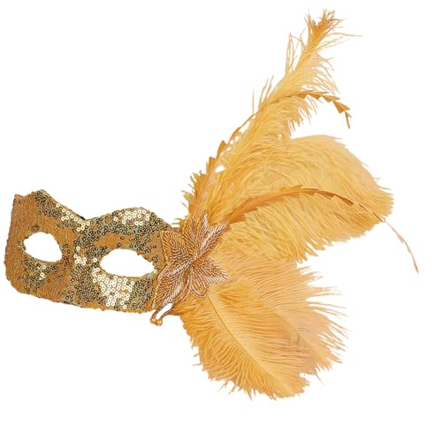Limtula Damen-Maske, Federmaske, Venezianer, Halloween, Karneval, Party, Tanz, Abschlussball, Maske, Halbgesicht, Augenmaske Limtula Damen-Maske, Federmaske, Venezianer, Halloween, Karneval, Party, Tanz, Abschlussball, Maske, Halbgesicht, Augenmaske von Limtula
