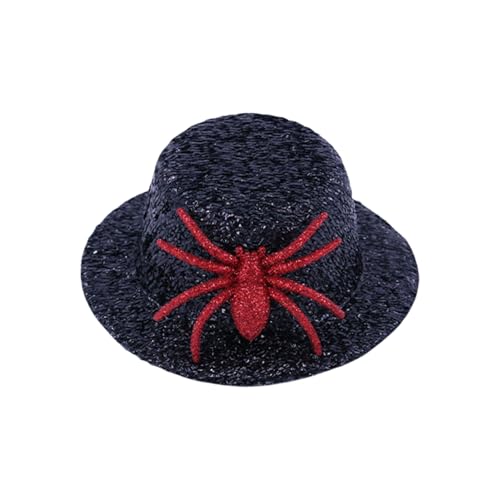 Limtula Glitzernde Spinnen Haarspange für Halloween-Dekorationen, Disco-Veranstaltungen und Kostüme, handgefertigt, Zylinderhut-Haarspange Limtula Glitzernde Spinnen Haarspange für Halloween-Dekorationen, Disco-Veranstaltungen und Kostüme, handgefertigt, Zylinderhut-Haarspange von Limtula