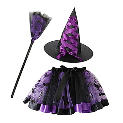 Limtula Halloween-Kostüm für Damen, Hexenkleidung, unheimliches Halloween-Kostüm-Set mit Kleid, Hut und mehr für Themenpartys Limtula Halloween-Kostüm für Damen, Hexenkleidung, unheimliches Halloween-Kostüm-Set mit Kleid, Hut und mehr für Themenpartys von Limtula