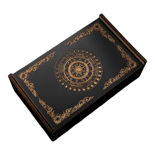 Limtula Leerer Kartenaufbewahrungskoffer Spielkartenbox Verpackung Kartenhalter Tarot Behälter Aufbewahrungskoffer Aus Holz Spielkartenbox von Limtula