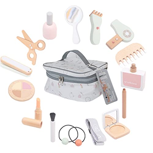 Limtula Make Up Haarschnitt Set Für Mädchen Spielzeug Zum Spielen Kosmetik Schönheitsspielzeug Mit Haartrockner Mädchen Natürlich von Limtula