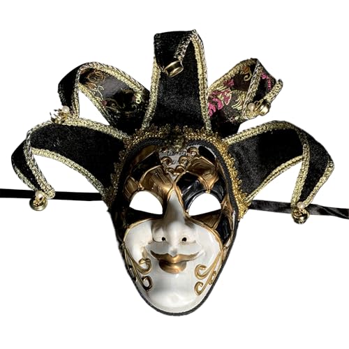 Limtula Maskerade Vollgesichts-Maskerade-Kostüm, Zubehör für Damen, Halloween, Maskerade, Karneval, Partys von Limtula