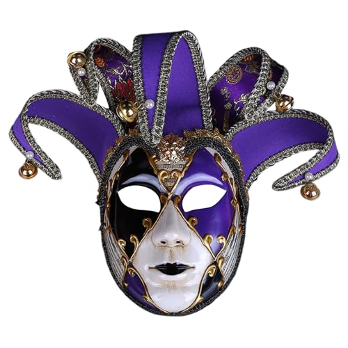 Limtula Maskerade Vollgesichts-Maskerade-Kostüm, Zubehör für Damen und Herren, Halloween, Maskerade, Karneval, Partys von Limtula