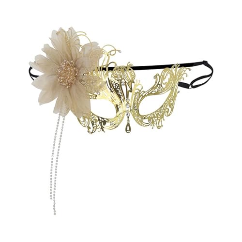 Limtula Metall-Maskerade-Blumen-Strasssteine, halbes Gesicht für Damen, Halloween, Cosplay, Abschlussball, Abschlussball Limtula Metall-Maskerade-Blumen-Strasssteine, halbes Gesicht für Damen, Halloween, Cosplay, Abschlussball, Abschlussball von Limtula