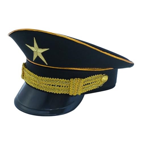 Limtula Offiziell inspirierter Hut, bequem zu tragen, modische Kopfbedeckung, Cosplay, Militärzubehör, Rollenspiele, Polizei-Kostüm Limtula Offiziell inspirierter Hut, bequem zu tragen, modische Kopfbedeckung, Cosplay, Militärzubehör, Rollenspiele, Polizei-Kostüm von Limtula