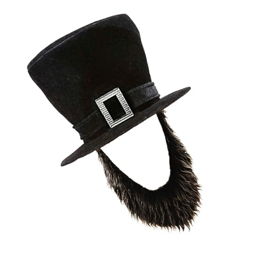 Limtula Piratenhut mit angenähtem Bart, weiches Kostümzubehör für Halloween-Party, Erwachsenengröße, 55–60 cm, Kopfumfang, humorvoller Halloween-Hut für Erwachsene Limtula Piratenhut mit angenähtem Bart, weiches Kostümzubehör für Halloween-Party, Erwachsenengröße, 55–60 cm, Kopfumfang, humorvoller Halloween-Hut für Erwachsene von Limtula