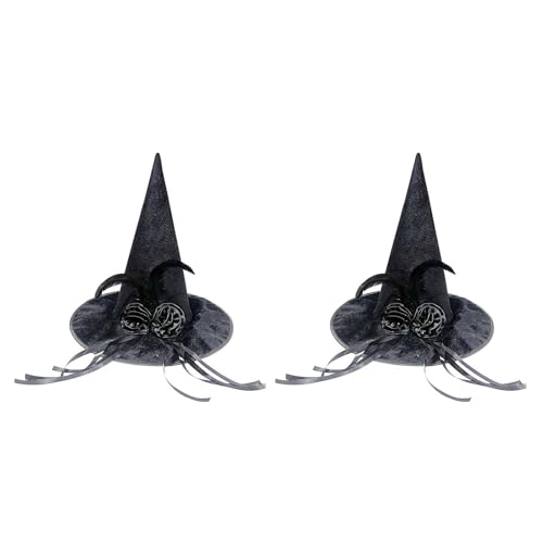 Limtula Samtiger Hexenhut mit detaillierten Motiven für Mottopartys und Cosplays, Halloween-Hexe und samtig Limtula Samtiger Hexenhut mit detaillierten Motiven für Mottopartys und Cosplays, Halloween-Hexe und samtig von Limtula