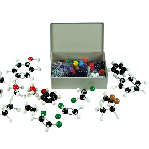 Molekulares Chemie-Modellbausatz mit Atomen, Orbital-Verbindungen und Entferner, organische Chemie, Molekularmodell für Studenten, Molekularmodellbausatz, organische Chemie, Molekularmodellbausatz von Limtula