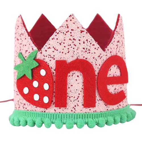 Zarter Hut für Geburtstagspartys, 1 Jahr alt, Geburtstag für Jungen und Mädchen, Stoff, bunt, Kinderhut Zarter Hut für Geburtstagspartys, 1 Jahr alt, Geburtstag für Jungen und Mädchen, Stoff, bunt, Kinderhut von Limtula