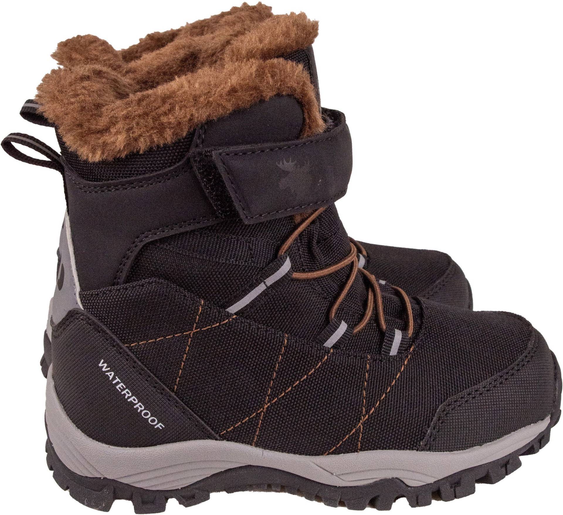 Lindberg Arctic Mid Winterstiefel, Black/Brown, 24 von Lindberg