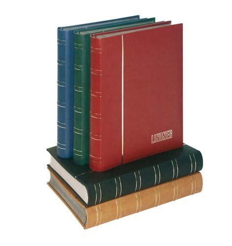 Lindner 1181 - R Einsteckbbuch Elegant Nubuk-rot von Lindner