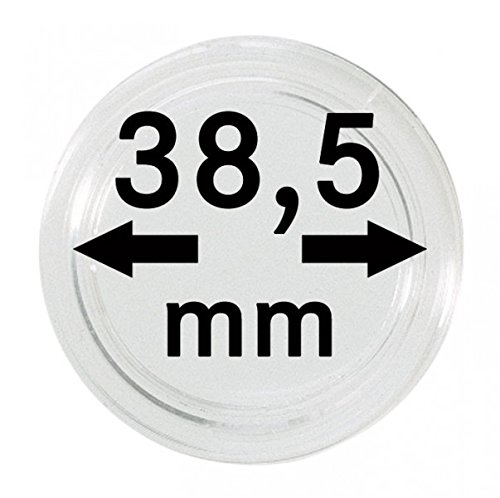 LINDNER Das Original Münzkapseln Innen-Ø 38,5 mm, 10er-Packung von LINDNER Das Original