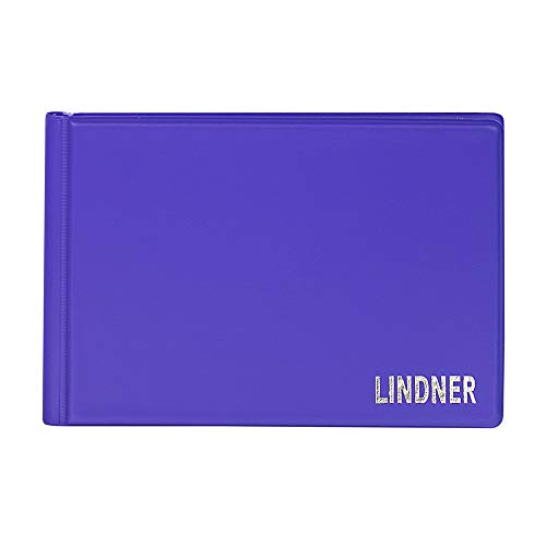 Lindner Das Original, Taschen-Münzalbum Color für 48 Münzen, 150 x 100 x 18 mm - in 10 Farben zur Auswahl (Viola (lila)) von Lindner