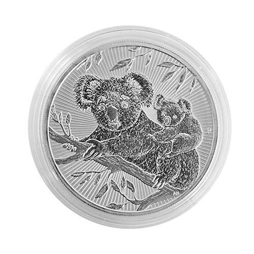 Lindner Münzkapseln Innen-Ø 41 mm, Außen-Ø 47 mm, Innenhöhe 5,5 mm, 1er-Packung, z.B. für 2 Oz Piedfort Koala von Lindner