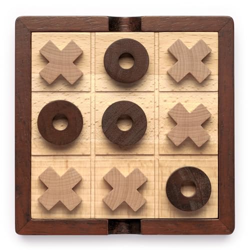 Lingle 14 cm luxuriöses Tic Tac Toe-Spiel aus Holz, klassisches Brettspiel für Familienaktivitäten, elegante Tischdekoration für Wohnzimmer, perfekt für Innen- und Außenspaß Lingle 14 cm luxuriöses Tic Tac Toe-Spiel aus Holz, klassisches Brettspiel für Familienaktivitäten, elegante Tischdekoration für Wohnzimmer, perfekt für Innen- und Außenspaß von Lingle
