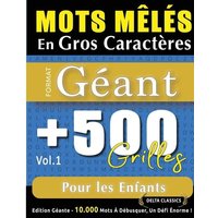 Mots Mêlés En Gros Caractères Format Géant von Linguas Classics