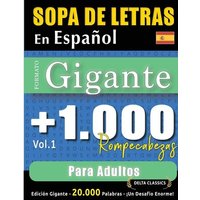 Sopa De Letras En Español Formato Gigante von Linguas Classics