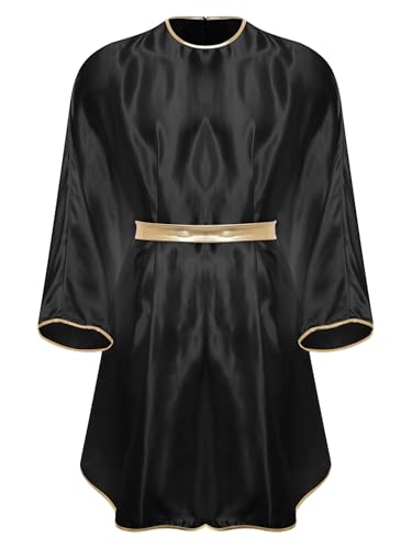 Linjinx Erwachsene Herren Engel Kostüm Weiß Kleid Engels Kostüm Engelchen Robe Schwarzer Dämon Tunika Greek Dress Up Cosplay Halloween Karneval Schwarz XXL Linjinx Erwachsene Herren Engel Kostüm Weiß Kleid Engels Kostüm Engelchen Robe Schwarzer Dämon Tunika Greek Dress Up Cosplay Halloween Karneval Schwarz XXL von Linjinx