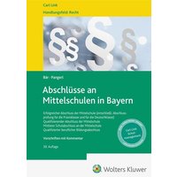 Abschlüsse an Mittelschulen in Bayern von Link, Carl