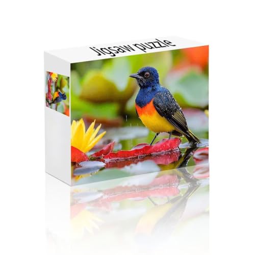 Puzzle Erwachsene 1000 Teile Vogel, Anlage Kinderpuzzle Lernspiel Herausforderung Schwierigkeit, Vielfältig und Bunt Puzzlespiele, Lustige Geschenke Wohndeko für Erwachsene und Kinder ab 14 Jahren V-3 von Linncen