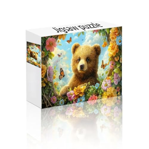 Puzzle Erwachsene 1500 Teile Schmetterling, Tragen Kinderpuzzle Lernspiel Herausforderung Schwierigkeit, Vielfältig Bunt Puzzlespiele, Lustige Geschenke Wohndeko für Erwachsene Kinder ab 14 Jahren C-2 von Linncen