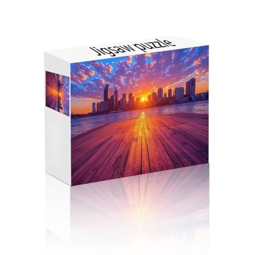 Puzzle Erwachsene 2000 Teile Sonnenuntergang, Stadt Puzzle Lernspiel Herausforderung Schwierigkeit, Vielfältig Bunt Puzzlespiele, Freizeitaktivität Lustige Geschenke für Erwachsene ab 14 Jahren Q-4 Puzzle Erwachsene 2000 Teile Sonnenuntergang, Stadt Puzzle Lernspiel Herausforderung Schwierigkeit, Vielfältig Bunt Puzzlespiele, Freizeitaktivität Lustige Geschenke für Erwachsene ab 14 Jahren Q-4 von Linncen